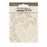 Chipboar cm 14x14 - Create Happiness Secret Diary leaves pattern