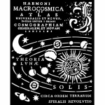 Vastag stencil cm 20X25 - Fortune constellation