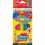 Colorino Kids TRIO 12+1 színesceruzakészlet hegyezővel