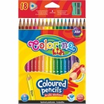 Colorino Kids TRIO 18db-os színesceruzakészlet hegyezővel