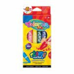 Colorino kétvégű 6db-os nyomdás filctollkészlet 3+
