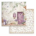 Scrapbooking kétoldalas papír - Lavender door