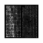 Vastag stencil cm 18X18 - The Nutcracker double texture