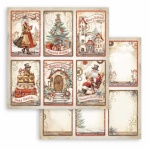Scrapbooking kétoldalas papír - Gear up for Christmas 6 cards