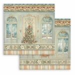 Scrapbooking kétoldalas papír - The Nutcracker Christmas tree