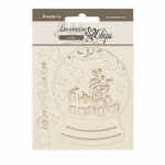 Decorative chips cm 14x14 - Gear up for Christmas snowglobes