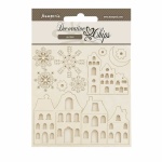 Decorative chips cm 14x14 - Gear up for Christmas cozy houses