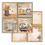 Scrapbooking kétoldalas papír - Golden Harmony 4 cards