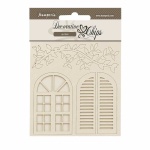 Chipboard cm 14x14 - Golden Harmony windows