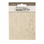 Chipboard cm 14x14 - Forest flowers