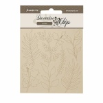 Chipboard cm 14x14 - Forest leaves