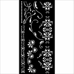 Vastag stencil cm 12X25 - Old Lace borders