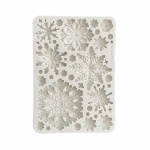 Szilikon öntőforma A5 - Create Happiness Dewdrops snowflakes