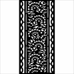 Vastag stencil cm 12X25 - Art of Travelling stripes