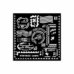 Vastag stencil cm 12X12 - Art of Travelling stamps