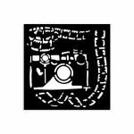 Vastag stencil cm 12X12 - Art of Travelling photography