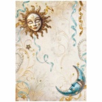 A4 rizspapír csom. - Masquerade sun and moon