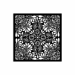 Vastag stencil cm 12X12 - Lace