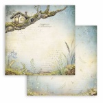 Scrapbooking kétoldalas papír - Hidden Grove treehouse