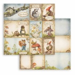 Scrapbooking kétoldalas papír - Hidden Grove cards
