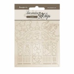 Chipboard cm 14x14 - House of Roses gazebo