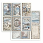 Scrapbooking kétoldalas papír - Silent Sea 6 cards