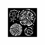 Vastag stencil cm 12X12 - Silent Sea sponges