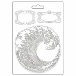 Lágy PVC nyomóforma A5 - Silent Sea wave