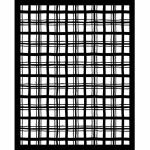 KSTD186 - Vastag stencil cm 20X25 - Whispering woods tartan pattern