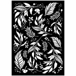 KSTDA3006 - Stencil A3 - Leaves