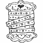 Akril pecsételő 5 x 7 cm Rubans