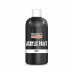 Matt akrilfesték 500 ml fekete