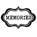HD gumi pecsételő 5 x 7 cm - Memories