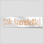 Stencil, mini HM19 - Sok Szeretettel