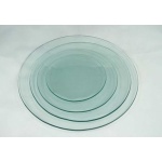 Üvegtál kör 25 cm-es