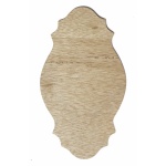 Fa házszám, 13,5 x 23,5 cm