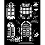 Vastag stencil cm 20X25 - Venice City of Art windows