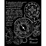 Vastag stencil cm 20X25 - Venice City of Art Time to travel