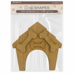 MDF figurák: Furry Friends doghouse and bones