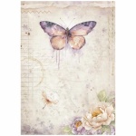 A4 rizspapír csom. - Quiet Days butterfly