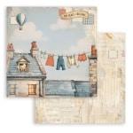 SBB1117 - Scrapbooking kétoldalas papír - Family fresh loundry