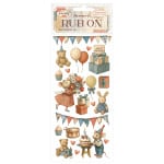 DFLRB215 - Rub-on cm 10,16x21,6 - Family party