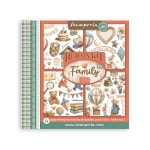 DFLRBX04 - Rub on kit cm 15,5x15,5 - 6 pages Family
