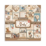 SBBM001 - Mini tömb 6 lap cm 30,5x30,5 (12"x12") - Baby