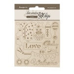 SCB282 - Chipboard cm 14x14 - Baby accessories