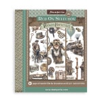 DFLRBXG01 - Rub on kit cm 20,5x23 6 pages - Voyages Fantastiques