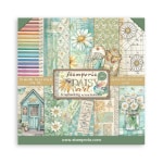 SBBL182 - Scrapbooking tömb 10 lap cm 30,5x30,5 (12"x12") - Daisy Art