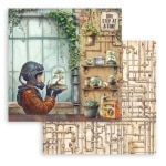 SBB1134 - Scrapbooking kétoldalas papír - A new Beginning terrarium