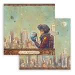 SBB1137 - Scrapbooking kétoldalas papír - A new Beginning skyline